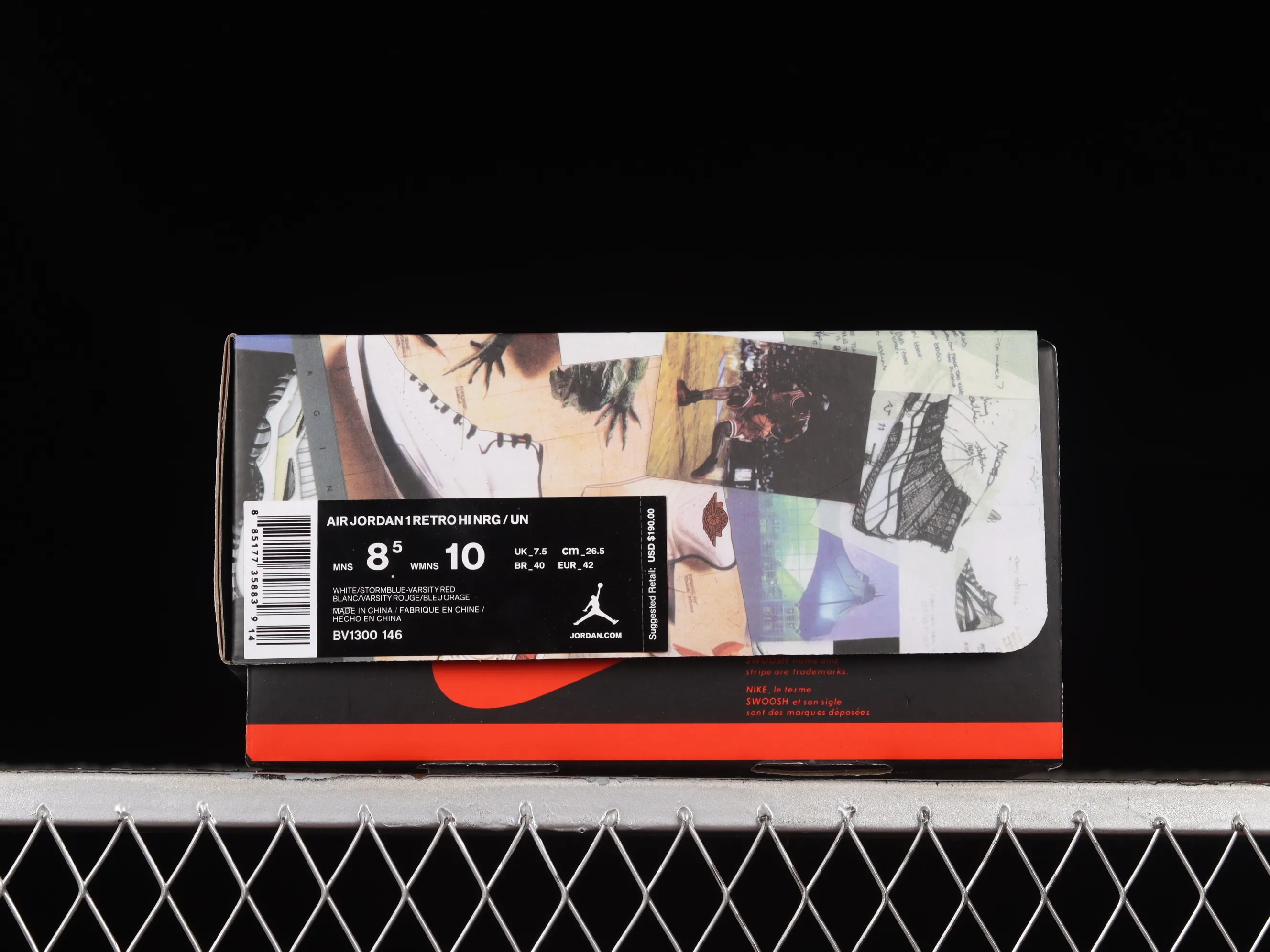 All categories Air Jordan Jordan series basketball shoes Air Jordan 1 High LJR version Air Jordan 1 x Union AJ1 Joe 1 limited edition four-color deconstruction stitching basketball shoes BV1300-146